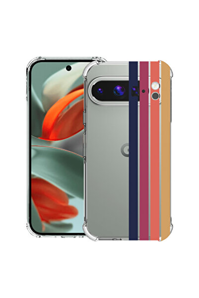 bestcase Carcasă spate antișoc pentru Google Pixel 9 Pro XL, Retro Lines, 1946015 AS 1478