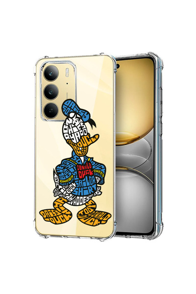 bestcase Carcasă spate antișoc pentru Realme 14x 5G, Calligraphy Donald, 1988...