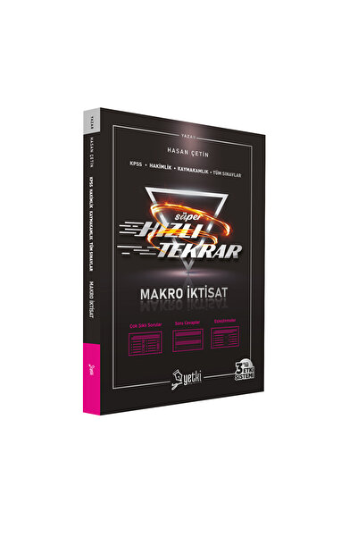 Yetki Yayıncılık SÜPER HIZLI TEKRAR MAKRO İKTİSAT 2025