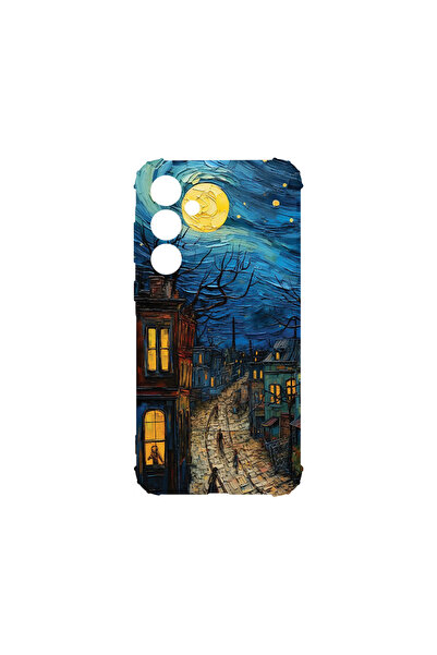 bestcase Αντικραδασμική θήκη πλάτης για Samsung Galaxy A16, Van Gogh City Lif...