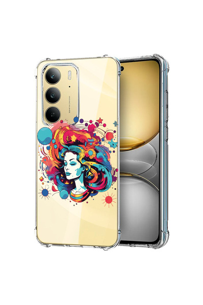 bestcase Αντικραδασμική πίσω θήκη για Realme 14x 5G, Dream Colors - Γυναίκα, ...