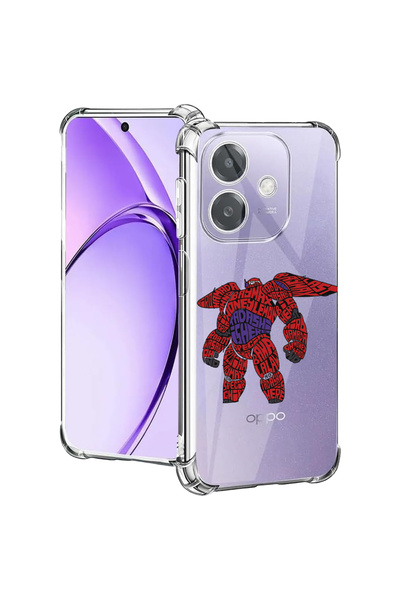 bestcase Carcasă spate antișoc pentru Oppo A60 5G / A40 / A40M, Calligraphy B...