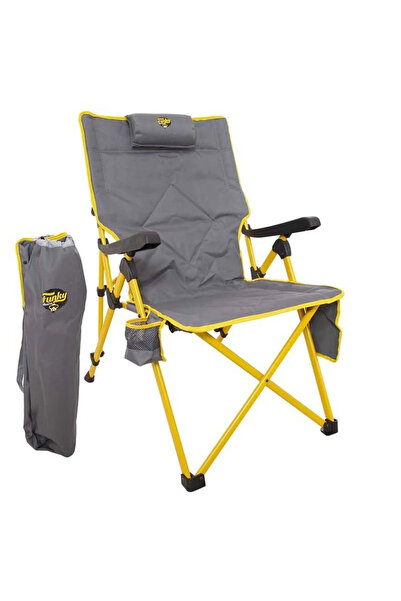 Funky Chairs Comfort 3 Kademeli Katlanabilir Kamp Sandalyesi – Sarı