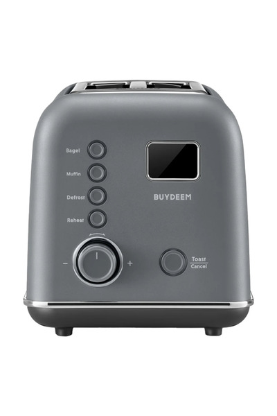 BUYDEEM Bread toaster DT730E, 900W, 2 slots, 9 programs and levels, Inox, LCD, Indicators, Gray
