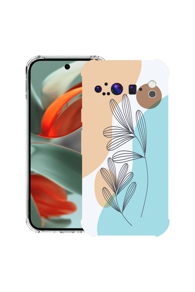 bestcase Carcasă spate antișoc pentru Google Pixel 9 Pro XL, floare abstractă...