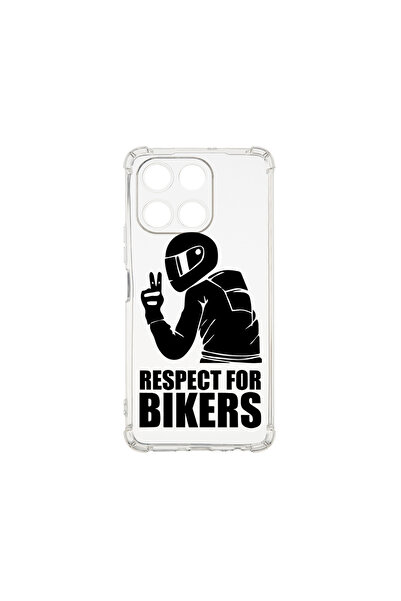bestcase Carcasă spate antișoc pentru Honor 200 Smart, Respect For Bikers, 19...