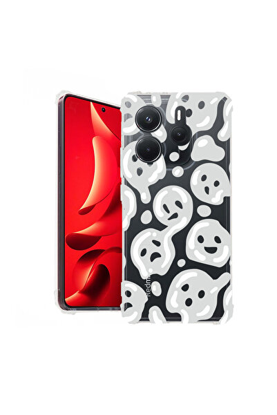 bestcase Carcasă spate antișoc pentru Xiaomi Redmi Note 14 4G, gri acid smile...