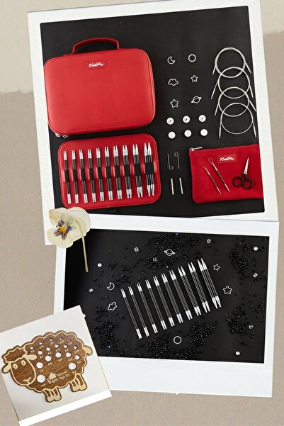 BALIM ÖRGÜ EVİ مجموعة أسياخ كاربونز إيلان من نيتبرو 13 سم (عادية) 41650