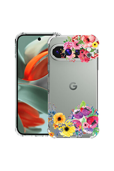 bestcase Carcasă spate antișoc pentru Google Pixel 9 Pro XL, Flori, 1946015 A...