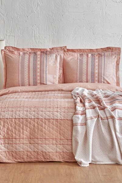 Karaca Home طقم Keira الصيفي - طقم سمك السلمون المزدوج