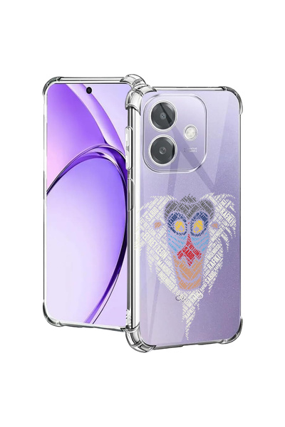 bestcase Carcasă spate antișoc pentru Oppo A60 5G / A40 / A40M, Calligraphy R...