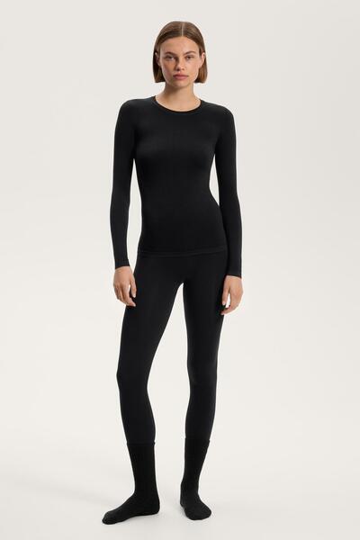 Oysho Dikişsiz, bilek hizasında temel katman tayt