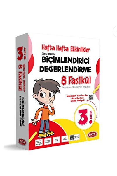 Data Yayınları 3.SINIF BİÇİMLENDİRİCİ DEĞERLENDİRME HAFTA HAFTA DERGİ SETİ
