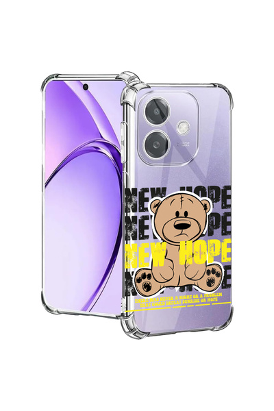 bestcase Carcasă spate antișoc pentru Oppo A60 5G / A40 / A40M, Teddy Bear Ne...