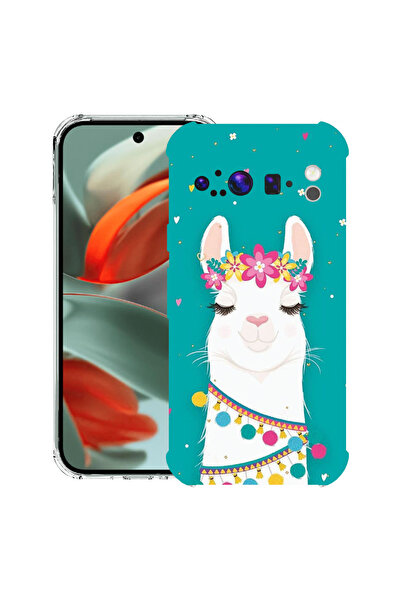bestcase Carcasă spate antișoc pentru Google Pixel 9 Pro XL, Lovely Lama, 194...