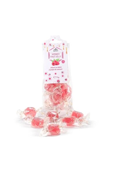 Apidava Jeleuri cu Miere 5% cu Pulpa de Zmeura 6%, 75g,