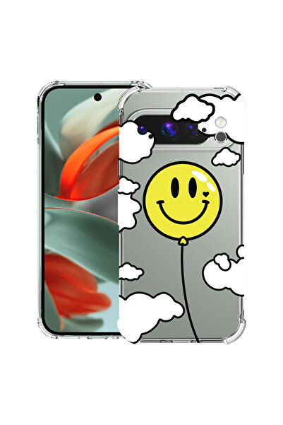 bestcase Carcasă spate antișoc pentru Google Pixel 9 Pro XL, model cu zâmbet ...