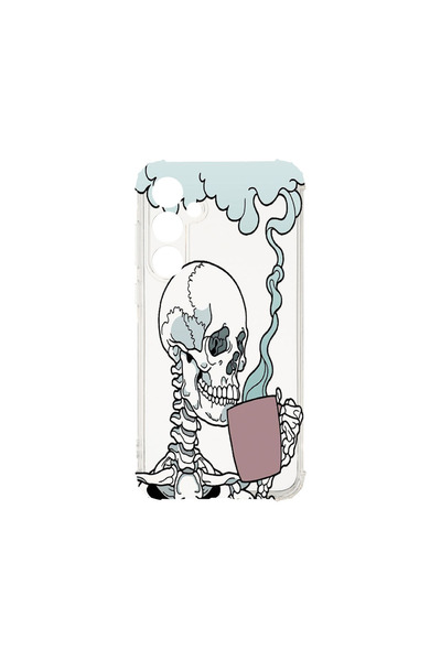 bestcase Αντικραδασμική θήκη πλάτης για Samsung Galaxy A16, Skull, 1925009 AS...