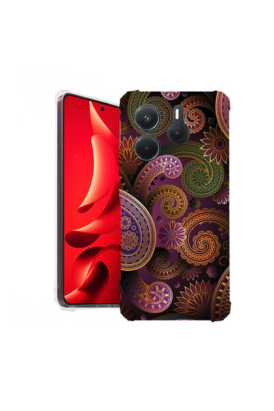 bestcase Αντικραδασμική θήκη πίσω για Xiaomi Redmi Note 14 5G, γεωμετρική, 19...