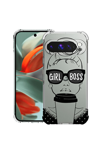 bestcase Carcasă spate antișoc pentru Google Pixel 9 Pro XL, Girl Boss, 19460...