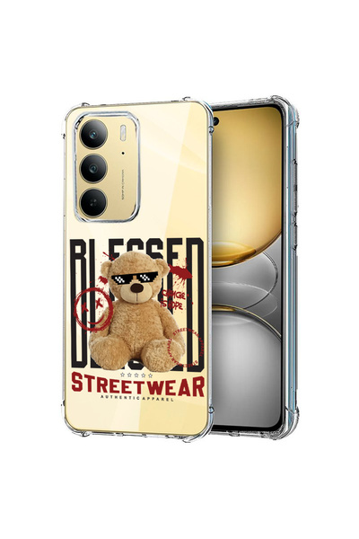 bestcase Carcasă spate antișoc pentru Realme C75, Teddy Bear Blessed, 1988296...