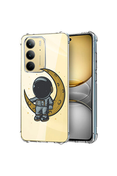 bestcase Carcasă spate antișoc pentru Realme 14x 5G, Astronaut pe Lună, 19882...