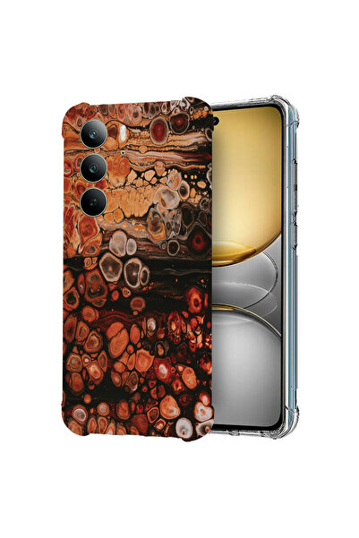 bestcase Αντικραδασμική πίσω θήκη για Realme C75, ξύλινο μοτίβο, 1988296 AS 895