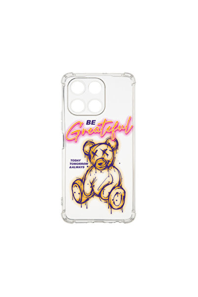 bestcase Carcasă spate antișoc pentru Honor 200 Smart, Teddy Bear - Be Gratef...