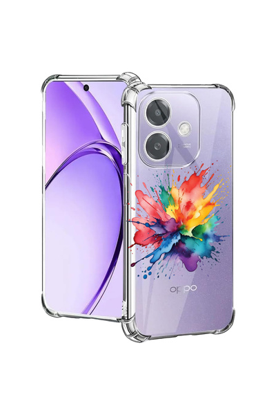 bestcase Carcasă spate antișoc pentru Oppo A60 5G / A40 / A40M, Color Splash,...