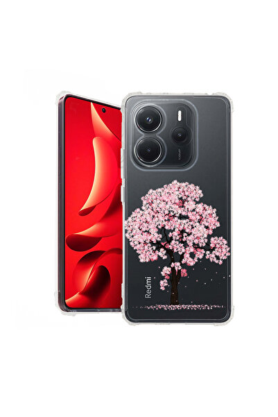 bestcase Carcasă spate antișoc pentru Xiaomi Redmi Note 14 4G, flori de cireș...