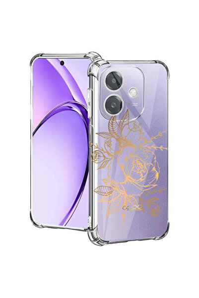 bestcase Carcasă spate antișoc pentru Oppo A60 5G / A40 / A40M, roz auriu, 20...