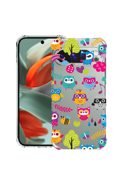 bestcase Carcasă spate antișoc pentru Google Pixel 9 Pro XL, Bufniță, 1946015...