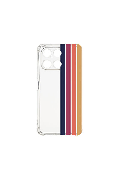 bestcase Carcasă spate antișoc pentru Honor 200 Smart, linii retro, 1925010 A...