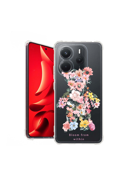 bestcase Carcasă spate antișoc pentru Xiaomi Redmi Note 14 5G, Teddy Bear Blo...