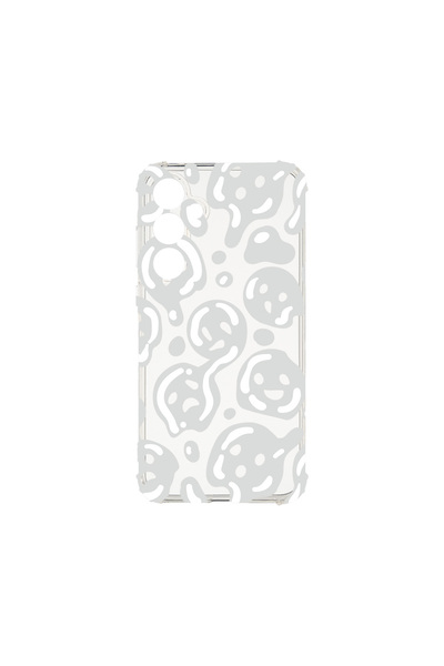 bestcase Carcasă spate antișoc pentru Samsung Galaxy A16, gri acid smiley, 19...