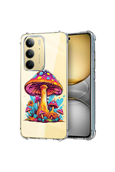 bestcase Carcasă spate antișoc pentru Realme 14x 5G, Dream Colors Mushrooms, ...