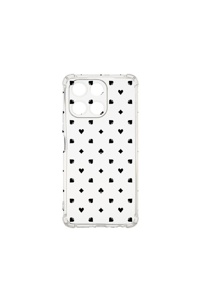 bestcase Удароустойчив калъф за Honor 200 Smart, опростен покер модел, 192501...