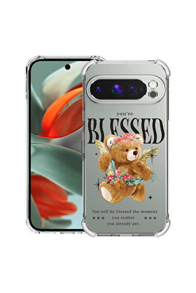bestcase Carcasă spate antișoc pentru Google Pixel 9 Pro XL, Teddy Bear Bless...
