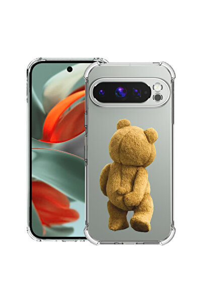 bestcase Carcasă spate antișoc pentru Google Pixel 9 Pro XL, Teddy Bear Hidde...