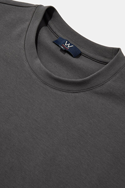 W Collection Anthracite Circular Neck T-Shirt