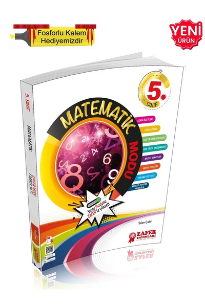 Zafer Yayınları 2026 - 5. Sınıf Matematik Modu Fasikül Soru Bankası + Hediye