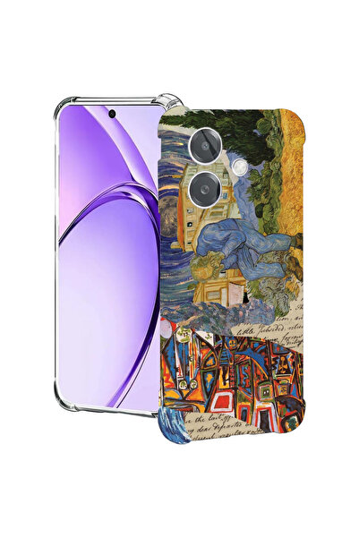 bestcase Carcasă spate antișoc pentru Oppo A60 5G / A40 / A40M, stil Van Gogh...