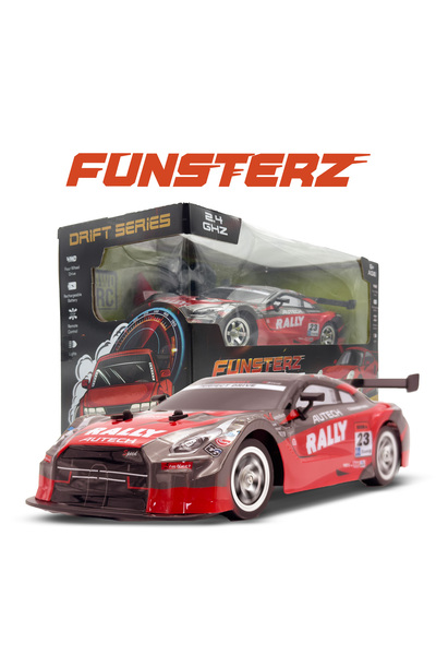 funsterz Drift Series RC Car | 1:16 Scale 4WD Remote Control Car with LED Lights| High-Speed Car