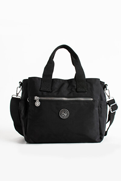 Sanmorris Multi-Pocket Crossbody Women's Shoulder Bag Small Size Daily Hv7000 Black