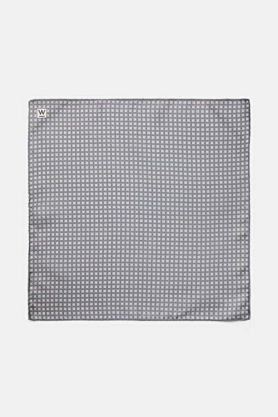 W Collection GRİ İPEK MENDİL