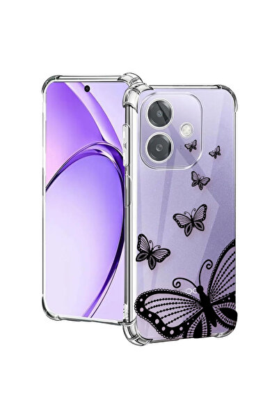 bestcase Carcasă spate antișoc pentru Oppo A60 5G / A40 / A40M, Butterfly, 20...