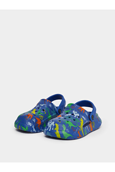 Take Two By Styli Boys Graphic Print Heel Strap Clogs