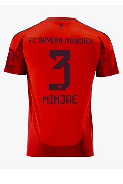 Lion Spor B. Munich 2024/25 New Season Kim Min-Jae Home Jersey (Red Kit)
