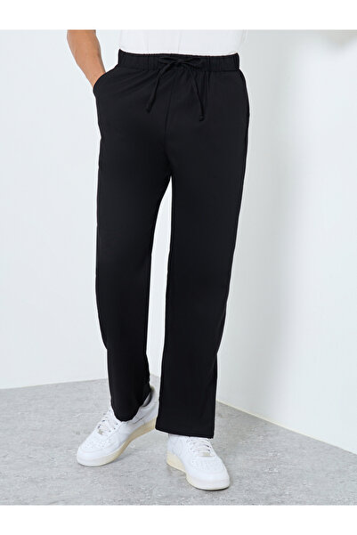 Take Two By Styli Solid Relaxed Fit Pants with Drawstring