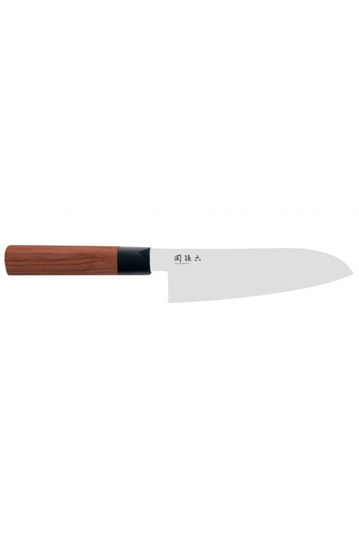 Kai Seki Magoroku Red Wood Santoku Şef Bıçağı MGR0170S